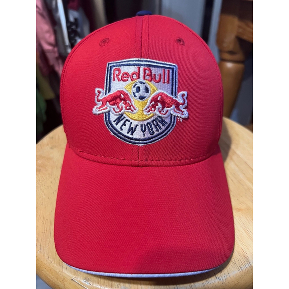Adidas Redbull Soccer Hat, Men's L/XL, Red - Picture 1 of 6